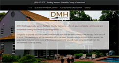 Desktop Screenshot of dmh-roofing.com